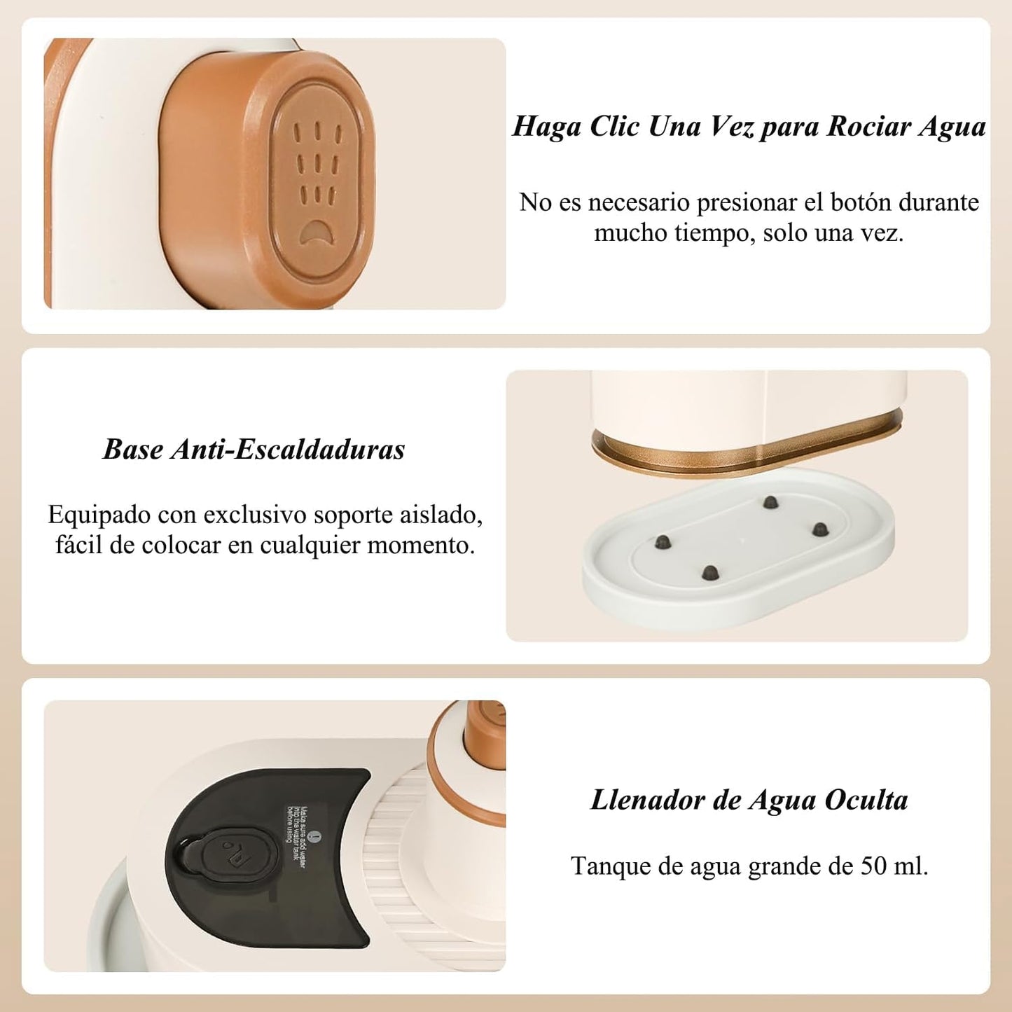 MINI PLANCHA DE VAPOR
