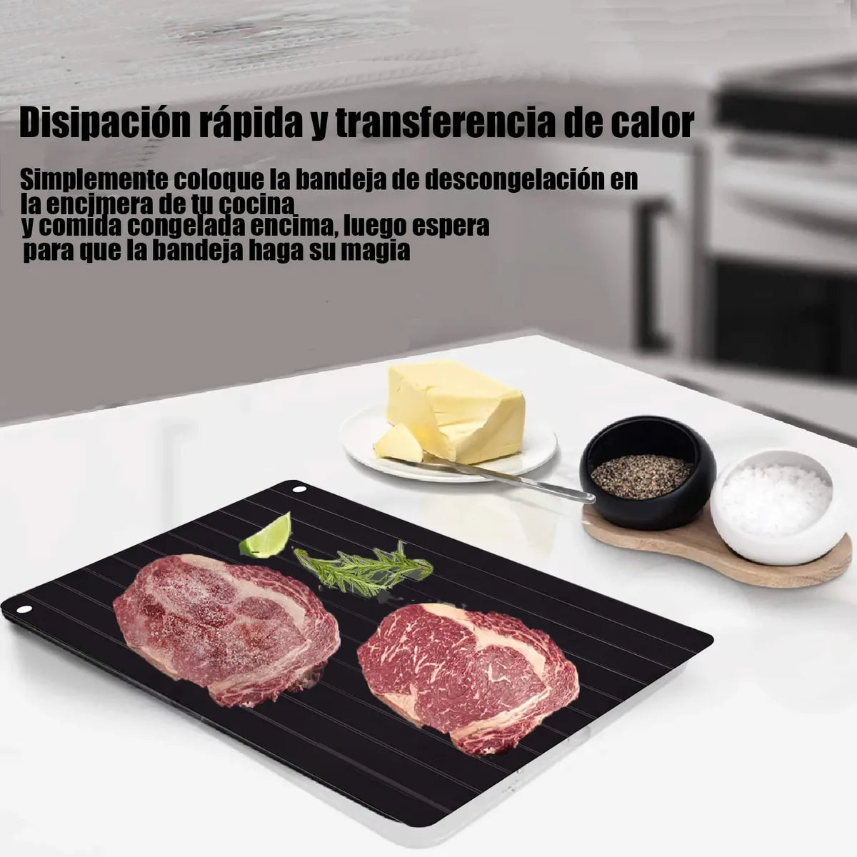 TABLA PARA DESCONGELAR ALIMENTOS
