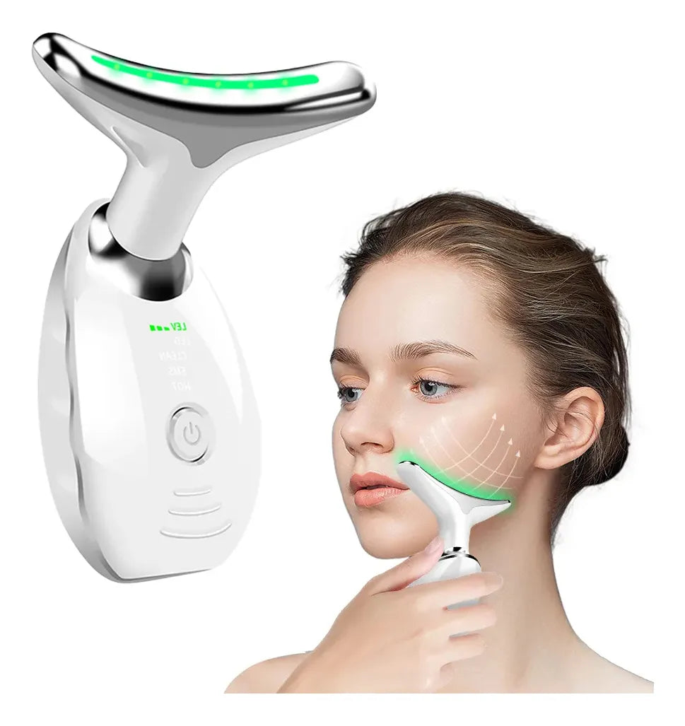 Masajeador Facial con 7 Luces LED – Tecnología de Belleza Inteligente