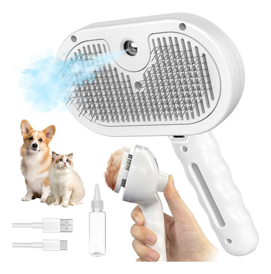 DEPILACIÓN CEPILLO DE VAPOR TIPO PULSADOR PARA GATO/PERRO.🐶😺