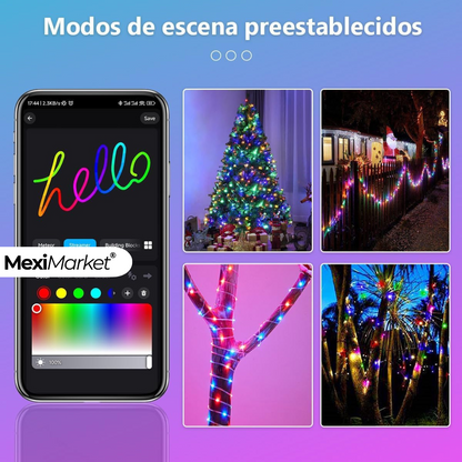 🎄LUCES DECORATIVAS INTELIGENTES PARA ÁRBOL🎄