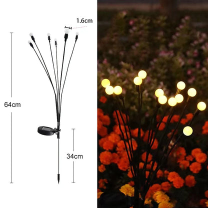 LUZ LED LUCIERNAGA CON PANEL SOLAR 🎁