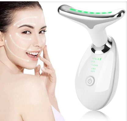 Masajeador Facial con 7 Luces LED – Tecnología de Belleza Inteligente